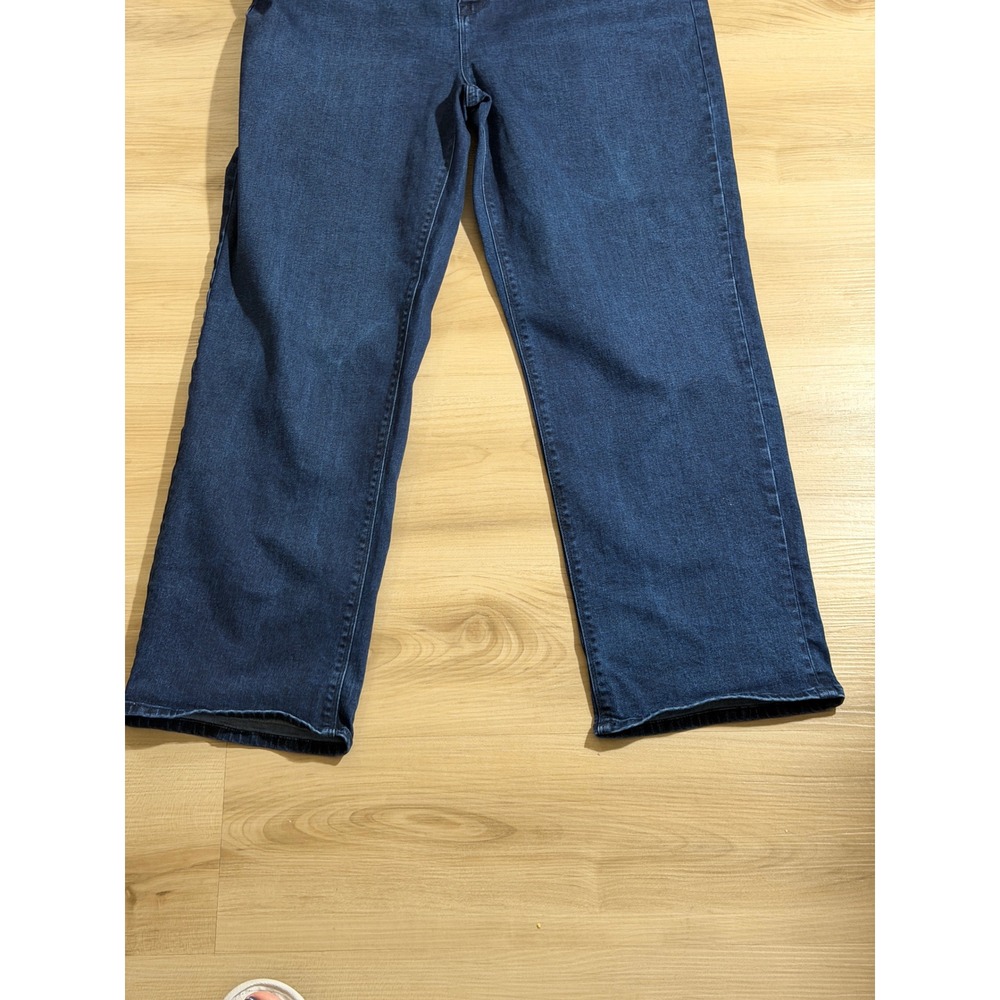 Hudson Jeans Wide Leg Women 16 Blue Denim Stretch High Rise Casual - Picture 9 of 12